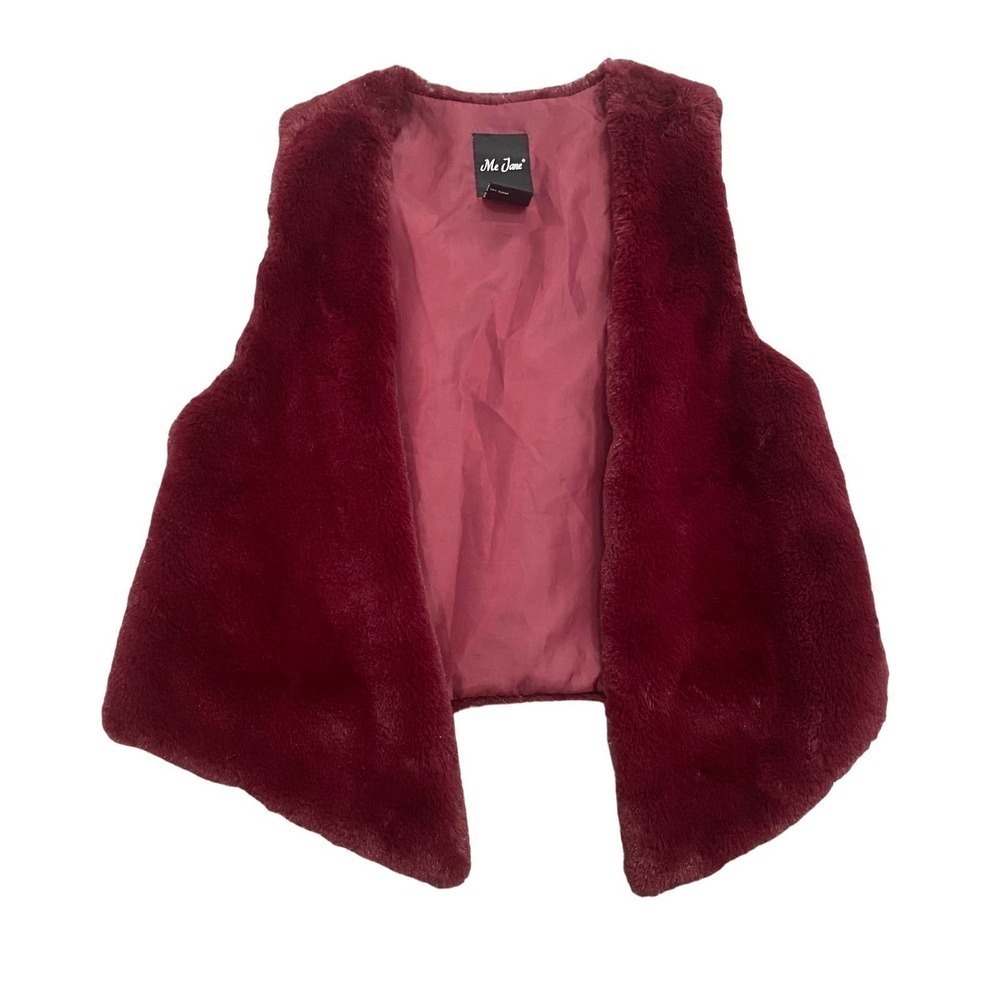 Me Jane Faux Fur Vest, Size M​​​​​​​